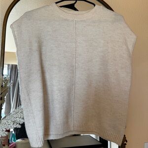 & Other Stories Cream Knit Blouse